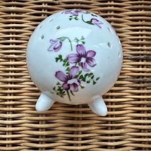 Hammersley Vintage Victorian Violets Bone China Potpourri Ball Diffuser